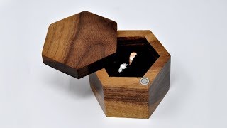 Building a Unique Walnut Engagement Ring Box [upl. by Jillene]