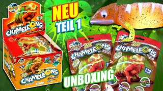 Planet Wow  Chamäleons  20 Tüten Unboxing  Teil 1  Sammelfiguren von Blue Ocean ® [upl. by Ahseenat508]