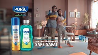 Puric InstaSafe Disinfectant  Sirf SaafSafai nahin SafeSafai [upl. by Rikahs]