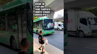 Ga Nyangka Naik Bus Ternyata Ibu Sendiri Drivernya respect amazingfacts driverbus [upl. by Bessie240]