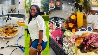 VLOG New Hair Home Decor Haul Vision Board  Brunch  She’d amp Silo  Cosmetics Haul  More [upl. by Enidanreb]