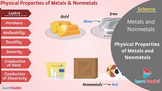 Metals and Nonmetals Class 8 Science  Physical Properties of Metals and Nonmetals [upl. by Claudia325]