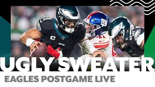 Eagles survive an ugly game vs Giants  Eagles Postgame Live [upl. by Htide]