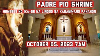 Padre Pio Live Mass Today 7AM October 05 2023 [upl. by Dasteel]