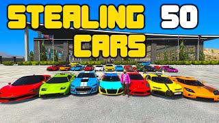 Robbing Dealership For 50 Cars In GTA 5 RP [upl. by Elyse]