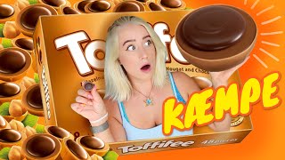 Jeg laver en KÆMPE TOFIFEE giantfoodchallenge [upl. by Vatsug173]