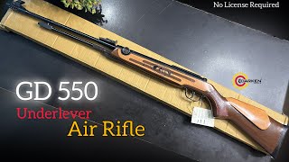 GD 550 Underlever Air Rifle l No License Required l Darken Sports [upl. by Carrnan]