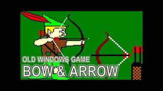 BOW amp ARROW CLASSIC COMPUTER WINDOWS MS DOS VIDEO GAME [upl. by Nigem779]