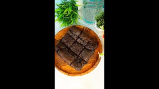 Eggless Fudge Brownie Recipe  The Best Fudgy Brownie Recipe [upl. by Frants]