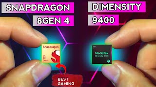 Qualcomm Snapdragon 8 Gen 4 vs Dimensity 9400 test amp benchmark comparison [upl. by Guerin455]