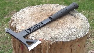 Throwing The Estwing Black Eagle Tomahawk [upl. by Aros]