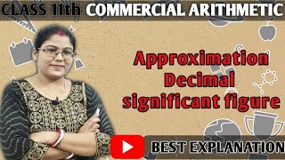 Approximation  Decimal Significant Place  Commercial Arithmetic  Class 11 [upl. by Ecirtra]