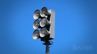 Federal Signal EOWS 612 Alert Attack Voice Mt Vernon IL Jefferson Co Tornado Siren Test HD [upl. by Imuy972]