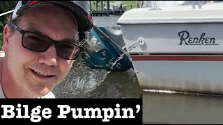 All about boat bilge pumps How and why to do a quick check to make sure its working [upl. by Guenevere204]