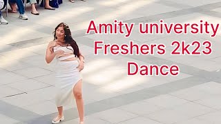 Amity noida dance performance  Amity university noida  Amity Noida Freshers 2k24 amitynoida [upl. by Akirehc973]