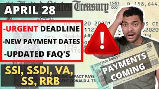 SSI SSDI VA RRB IRS  Stimulus Check Dates  UPDATE  Deadline amp NonFiler FAQ [upl. by Boswell]