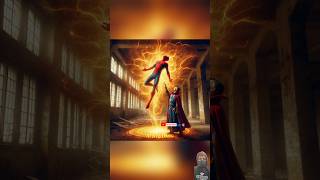 Doctor Strange helps Spiderman against Thanos❤️🔥spiderman marvel shorts viralshorts [upl. by Oaht]