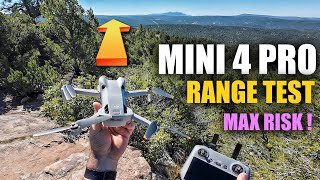 DJI Mini 4 Pro RANGE TEST  HOW FAR Will it GO  Fly More Combo PLUS Batteries and RC2 [upl. by Duwad750]