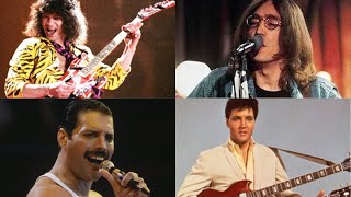 Top 100 Greatest Rock Stars Of All Time [upl. by Mraz]