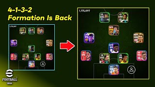 Unique 4132 Formation Is Back  How To Get Hidden Formations In eFootball 2024 Mobile ✨😀 [upl. by Aidnyl]