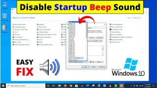 How to Disable Windows Startup Sound and Beep Sound in Windows 10 Correctly [upl. by Adnir]