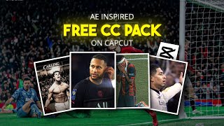 FREE Capcut CC Pack  Best AE Like CC Pack on Capcut Link in description [upl. by Sairu]