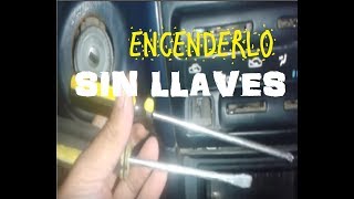 Como ENCENDER AUTO Con 2 Destornilladores LLAVIN quebrado👨‍🔧 [upl. by Koenig]