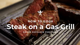 How to Cook a Steak on a Gas Grill [upl. by Abbotsen]