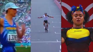 Momento exacto en el que ganaron las Medallas de Oro en los Juegos Olímpicos para Ecuador [upl. by Acenom]