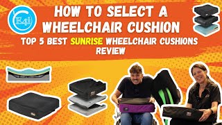 HOW TO CHOOSE A WHEELCHAIR CUSHION Top 5 Best Sunrise Wheelchair Cushions REVIEW [upl. by Liv]