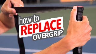 How to REPLACE your Overgrip the right way [upl. by Rutledge]