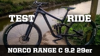 TEST RIDE 2  2017 Norco Range C 92 29er [upl. by Atteoj]