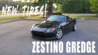 The S2000 Gets New Tires Zestino Gredge 07RS [upl. by Crotty400]