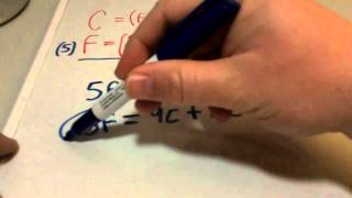 Celsius to Fahrenheit conversion shortcut [upl. by Ainotal]