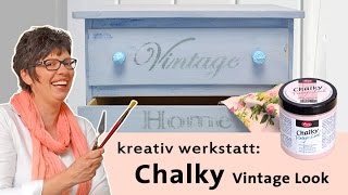 Tutorial selfmade Shabby Chic mit Chalky Vintage Look [upl. by Shamus]