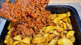 Pommes de terre et viande Hachée❗️ Cest incroyablement délicieux et facile recette de dîner [upl. by Pavior]