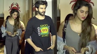 Kartik Aaryan Spotted With Girlfriend Dimple Sharma After A Dinner Date [upl. by Noami]