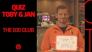 REDDEVILS  Jan welcomes Toby in the 100 club [upl. by Neztnaj]