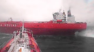 30 Biggest Ship Collisions and Mistakes Caught On Camera [upl. by Namie]