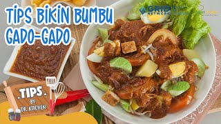 Cara Membuat Bumbu GadoGado yang Kental Gurih Pedas dan Uenakkk [upl. by Anelim110]