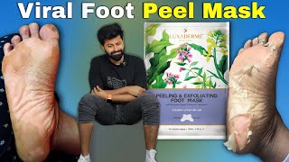 Must Watch Before Buying Viral Foot Peel Mask  Shadhik Azeez [upl. by Ahtelra394]