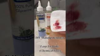 2 Ingredient DIY Makeup Remover  Natural amp Effective  Glycerine amp Castor Oil Makeup Remover [upl. by Adelpho614]