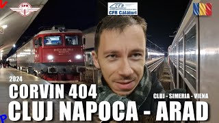 Trenul de noapte Cluj Napoca  Viena  Aventuri feroviare pe Cluj  Arad via Simeria [upl. by Melvena]