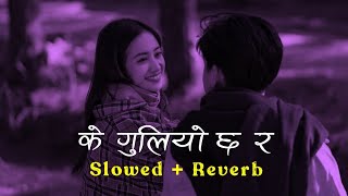 K Guliyo Chha RaSakhar Chini  Slowed  Reverb  Padam Rai  Melina Rai  R e v e r b Nepal [upl. by Eilla]