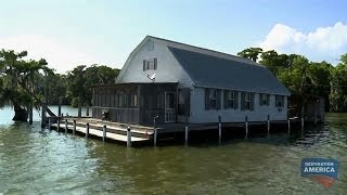 Floating Barn House  Buying the Bayou [upl. by Kalil]