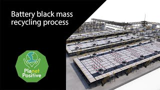 Metso Battery black mass recycling process [upl. by Kcirredal]