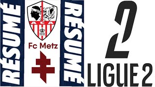 AC Ajaccio 01 FC Metz Résumé  Ligue 2  20242025 [upl. by Reich]