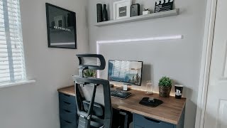 Budget Desk Setup  IKEA Desk Setup Tour [upl. by Shaughn368]