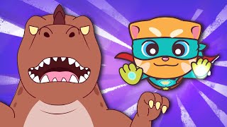 Talking Tom Heroes Compilation  New Hero on the Block  Cartoon Shows For Kids  Cartoon Candy [upl. by Sweatt]