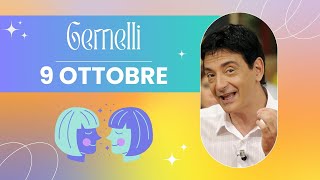 Gemelli ♊️ LOroscopo di Paolo Fox  9 Ottobre 2024  Conteggio di forze voi contro tutti [upl. by Amzu]